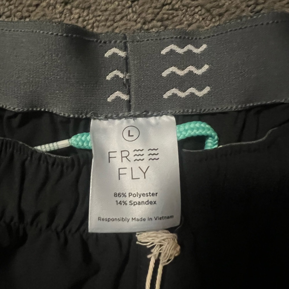 Free Fly Apparel Black Athletic Shorts